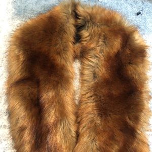 Faux fur stole urban outfitters